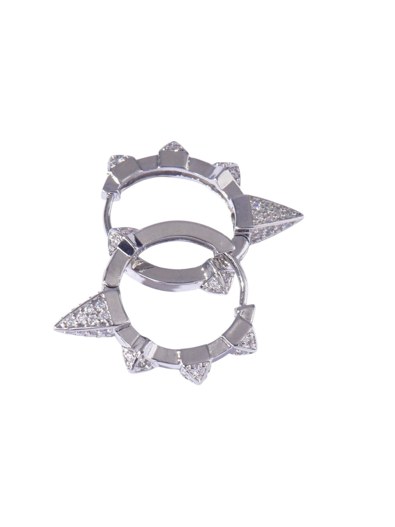 Piggu Terra Küpe Gümüş  Rengi