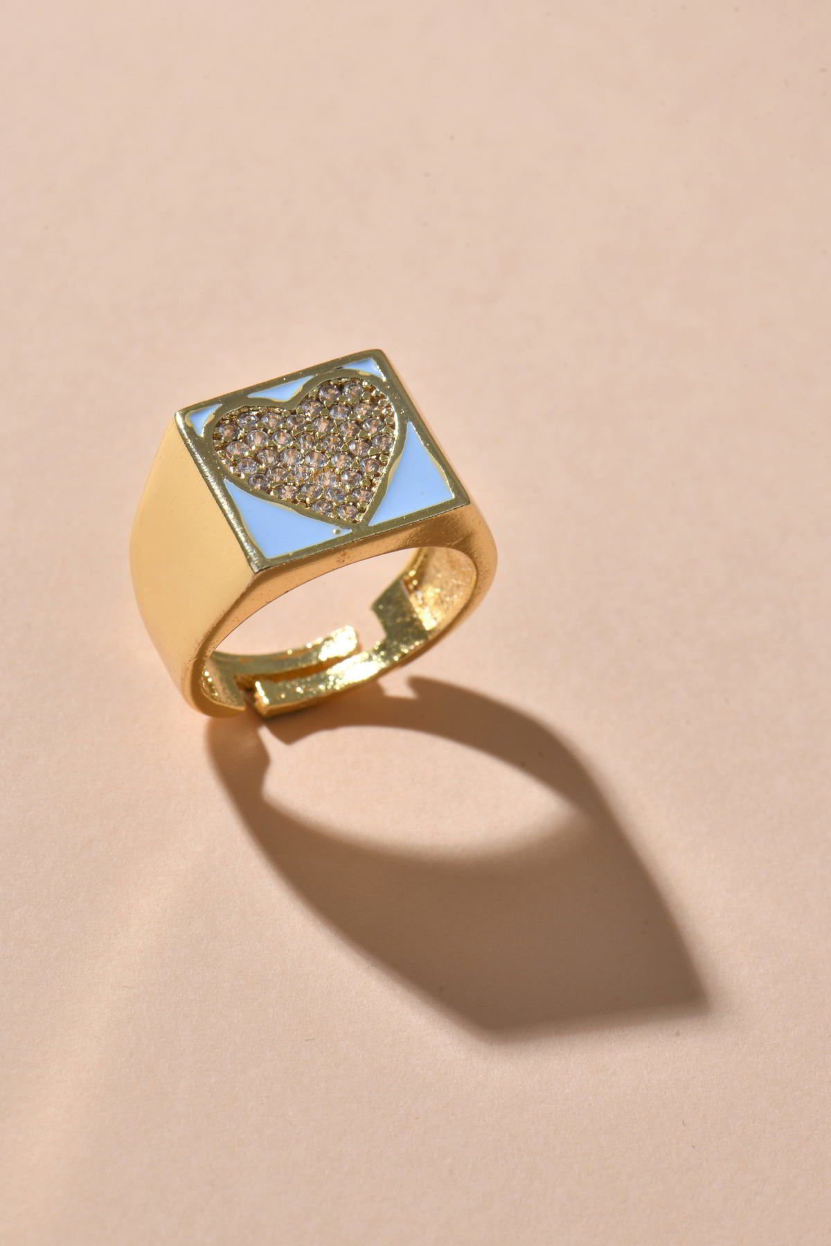 Piggu Soak Up Sun Gold Kalpli Yüzük Mavi