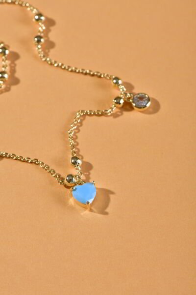 Piggu Blue Belle Anklet