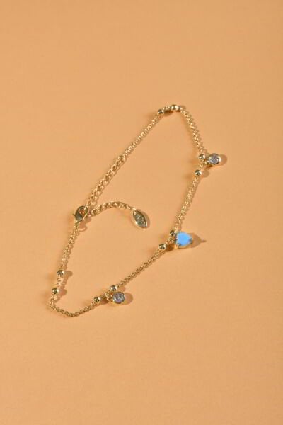 Piggu Blue Belle Anklet