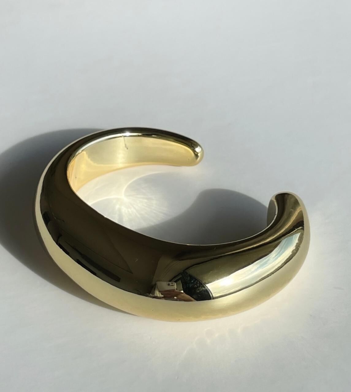 Amber Glow Gold Cuff Bileklik