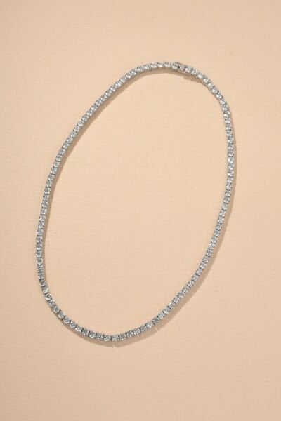 925 Ayar Gümüş Piggu 3mm Su Yolu Kolye 40cm