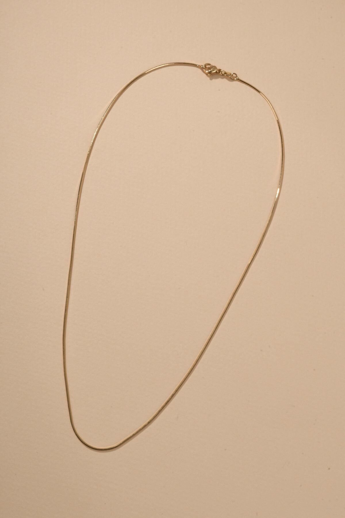 Piggu İnce Rose Zincir 45cm